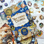Vintage Astrology Sticker Book & Scrapbook Paper Pad, 40 Inner Pages - Image 2