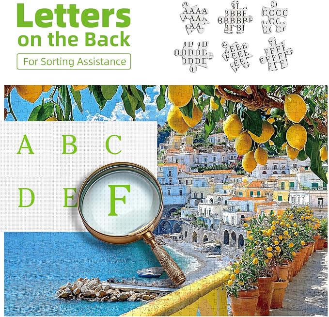 MINIWAN 300 Piece Amalfi Coast Puzzle, 17 x 11 Inches | Premium Jigsaw Puzzle - Image 3
