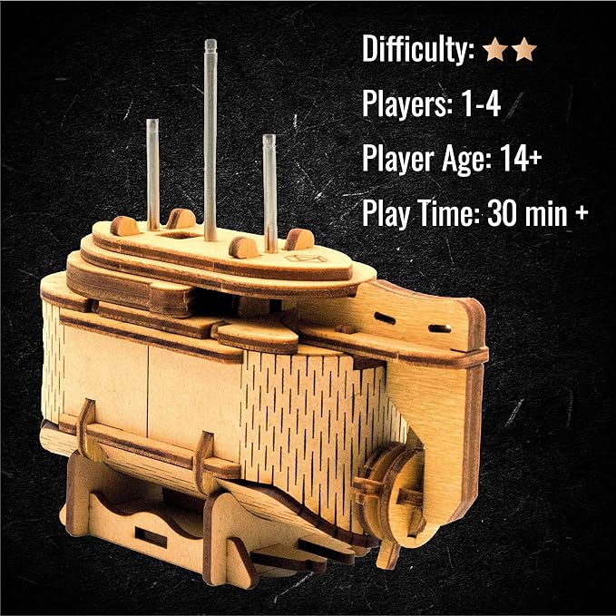 Tesla's Boat-Escape Room Game in a Box-Electronic Puzzle Box-Brain Teaser - Image 6