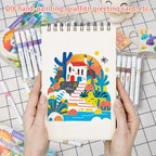 Linbsunne Paint Markers for Book Drawing, Coloring Illustrations, Card making - Image 6