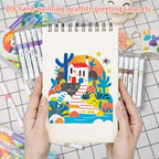 Linbsunne Paint Markers for Book Drawing, Coloring Illustrations, Card making - Image 6