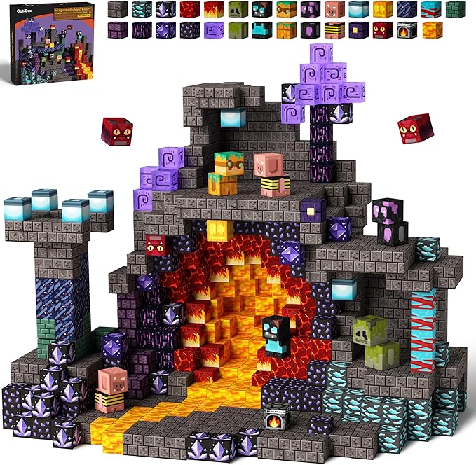 GobiDex Magnetic Blocks Building Toys STEM Sensory Toys by GobiDex