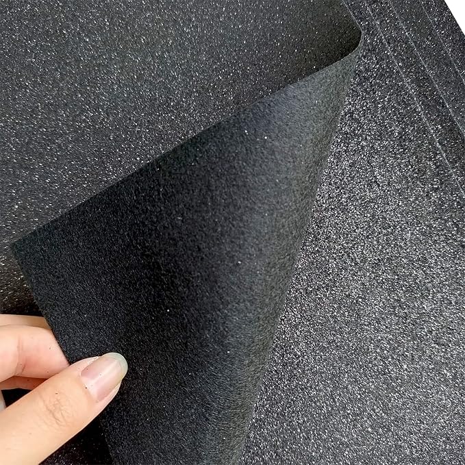 Jtnohx Glitter Felt Fabric, 8 x12 inches Felt Square Glitter - Image 3