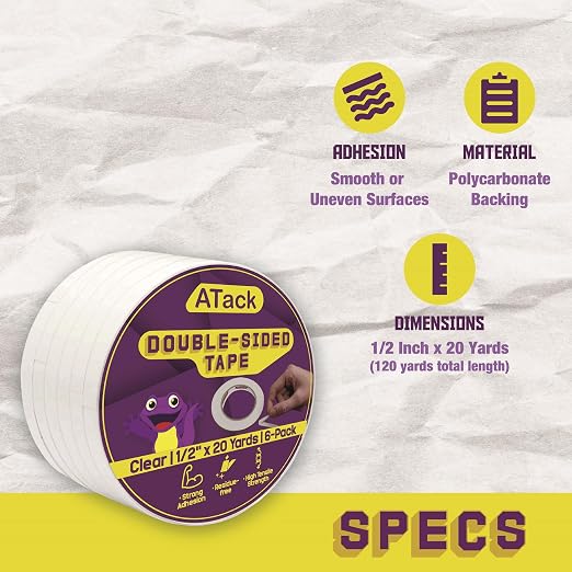 ATack Heavy Duty Double Sided Tape - Image 2