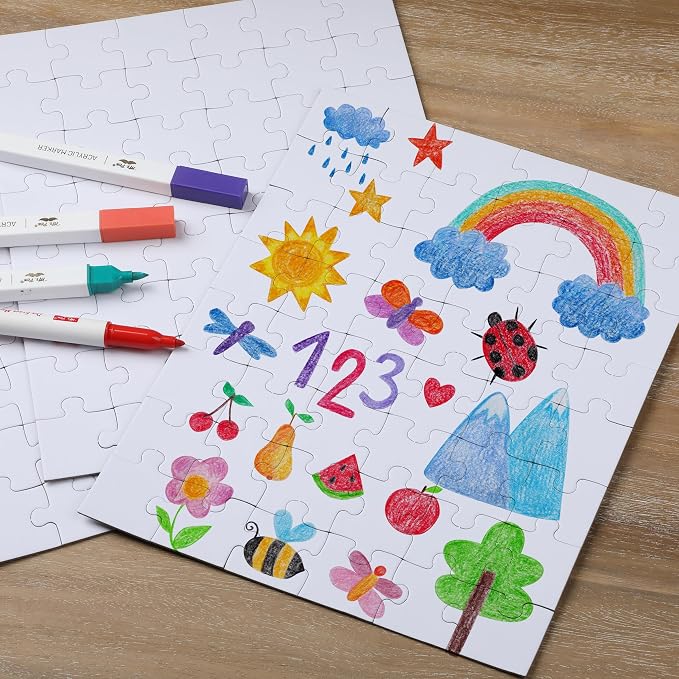 Mr. Pen- Blank Puzzle, 36 Pack, 48 Pieces/Pack, 8.5" x 11", Arts & DIY Crafts - Image 6