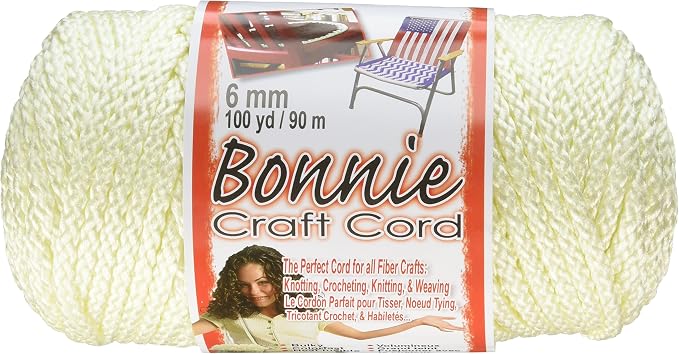Bonnie Macrame Craft Cord 6mmX100yd by PepperellCrafts