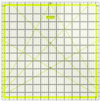 ARTEZA Quilting Ruler, 12.5x12.5in, Laser Cut Acrylic, Double Colored Grid Lines - Image 2