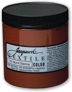Jacquard Fabric Paint for Clothes - 8 Oz Textile Color Burnt Sienna Leaves by Jacquard