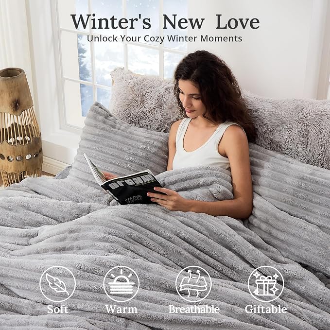 Sasttie California King Comforter Set 3 Pieces - Image 2
