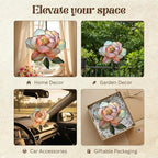 Cute Monstera Ghost Acrylic Suncatcher - Image 2