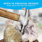 National Geographic Break Open 10 Premium Geodes - Image 3