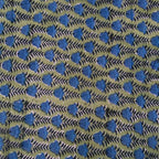E-Tailor® Indian Ethnic 100% Cotton Voile Running Hand Block Print Natural - Image 2
