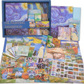 Scrapbooking Supplies Kit Plus 480Pcs, Vintage Van Gogh Oil Painting Aesthetic by emmoolife