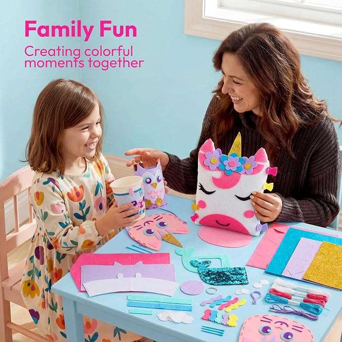 Klever Kits 7 Sewing Projects- My First Kids Sewing Kit- Easy DIY Arts and - Image 3
