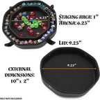 CASEMATIX Dice Tray and Dice Storage Case - Image 9