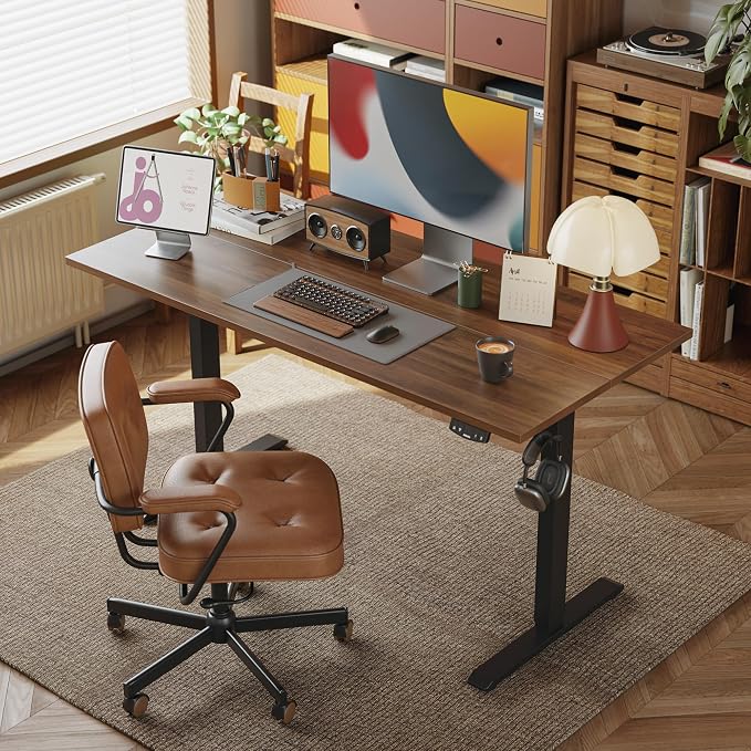 Agilestic Electric Standing Desk, 48 x 20 Inches Height Adjustable Desk - Image 2