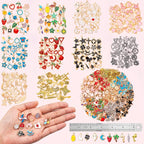 500 PCS Charms for Jewelry Making, Keychains & Craft Projects, Bulk Jewelry - Image 3