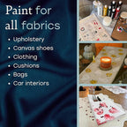 Fabricoat Orange Fabric Paint For Arts, Crafts & DIY Projects | 125ml / 4.2 FL - Image 4