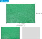 PATIKIL Green Shiny EVA Glitter Foam Sheet 16x12 Inch 2mm Thick - Image 2