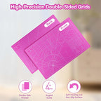 3 Pcs Self Healing Cutting Mat, Double-Sided Non-Slip Rotary Cutting Board - Image 5