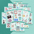 100Pcs Funny Nurse Stickers for Water Bottle, Laptop - Image 6