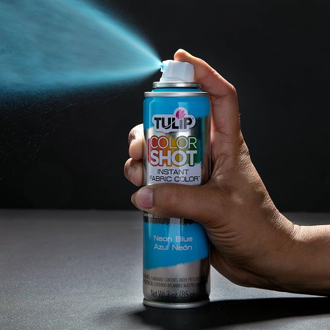 Tulip ColorShot Instant Fabric Spray Paint, Permanent Color Spray-On Fabric - Image 5