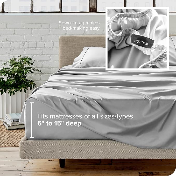 Bare Home Twin XL Sheet Set - Image 5