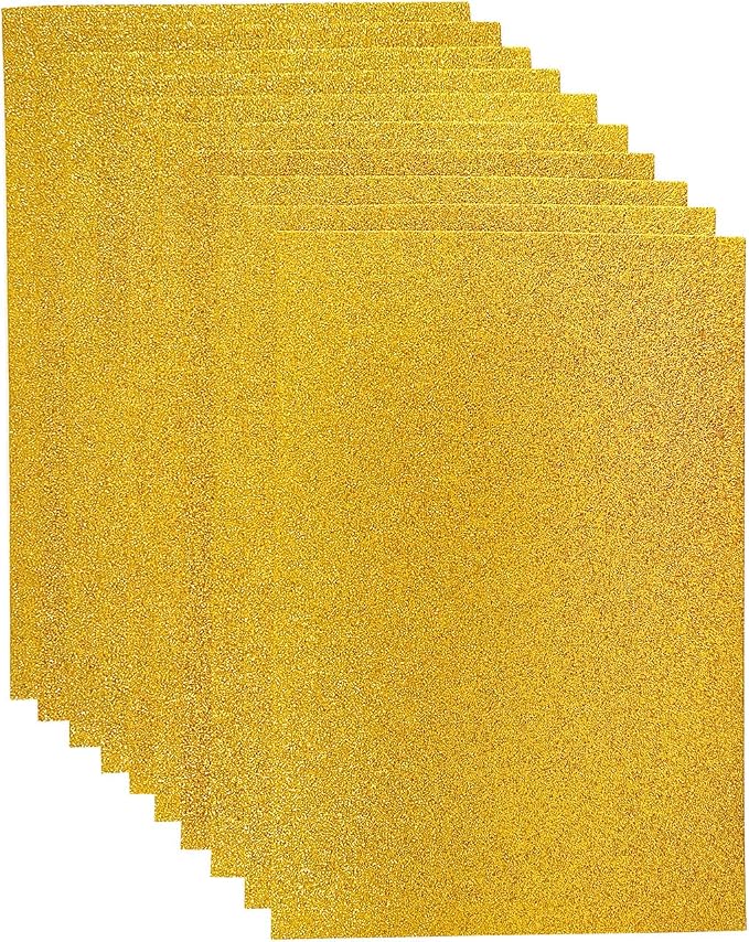 Jtnohx Glitter Felt Fabric, 8 x12 inches Felt Square Glitter by Jtnohx