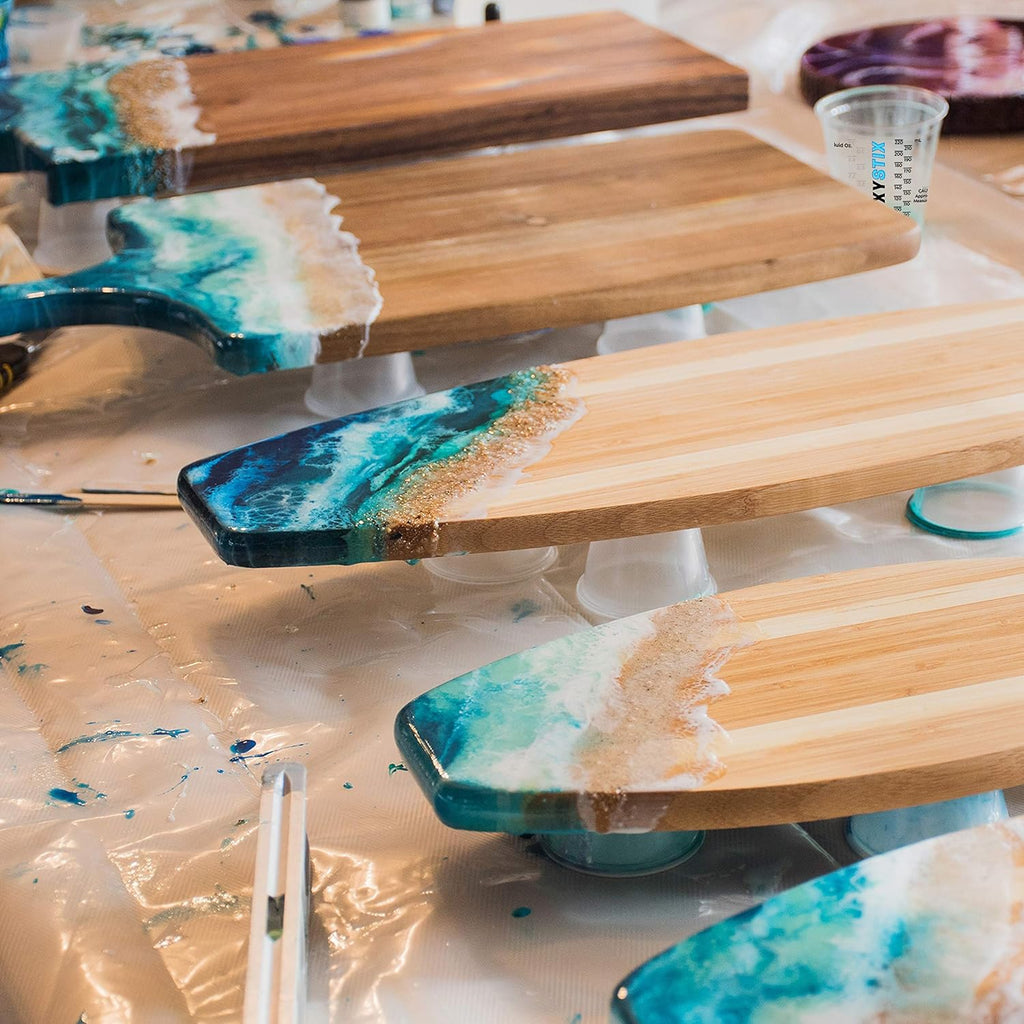 [Pack of 100] 10oz Disposable Graduated Measuring Cups for Mixing - Measurements in mL and Oz - Multipurpose Reusable Cups for Paint, Epoxy Resin, Stain, Liquid Mixing Cups