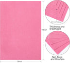HaoFeiJH Pink Felt Sheets - Image 2