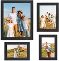 Sheffield Home 4 Piece Gallery Wall Frame Set, 8x10 Inch, 5x7 Inch, and 4x6 Inch by SheffieldHome