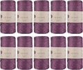 10 Skeins of Sensy Premium 2mm 251 Yards Sparkle Polyester Rope 90% by SSENSY
