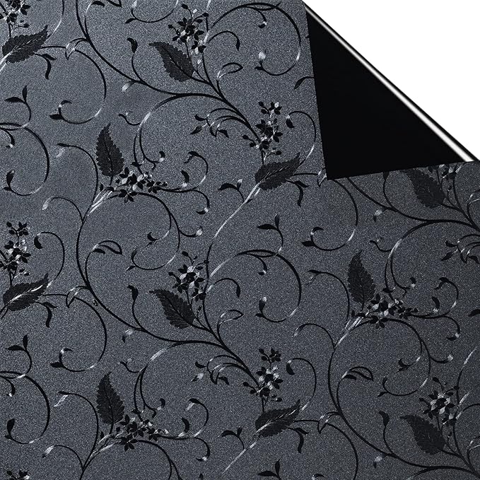Niviy Blackout Window Film No Glue Total Black Privacy Film 17.7"x 78.7" | - Image 4
