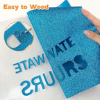 HTVVETUR Glitter Heat Transfer Vinyl - Image 3