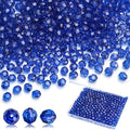 BONNY BOXX 2000pcs 4mm Acrylic Faceted Round Crystal Beads Transparent Sapphire by BONNY+BOXX