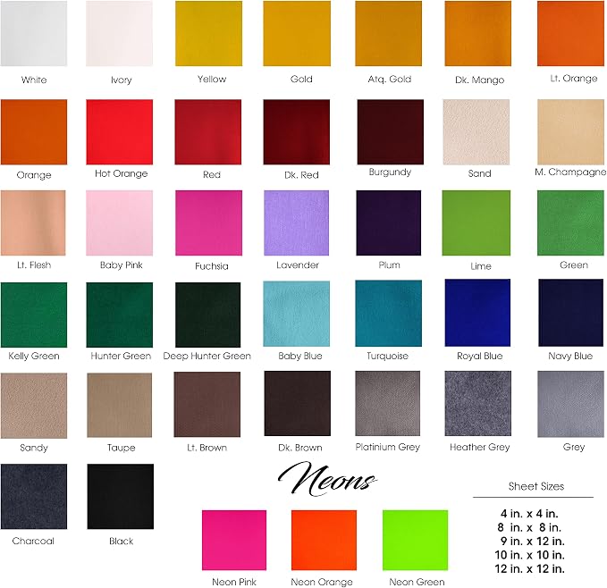 FabricLA Acrylic Felt Sheets for Crafts - Image 4