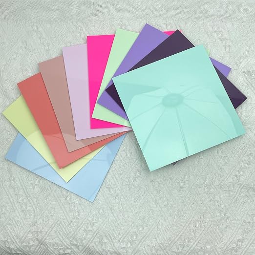 10 Colors Cell Cast Acrylic Sheets 1/8inch 8x8 200x200mm Plexiglass Sheets | - Image 4
