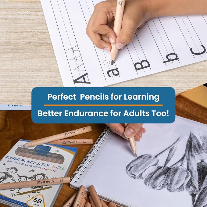 Learning Pencils for Toddlers 2-4 Years – Our Kids Pencils for Beginners - Image 3