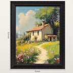 eletecpro 8.5x11 Vintage Picture Frame, Glass Cover, Horizontal or Vertical - Image 3