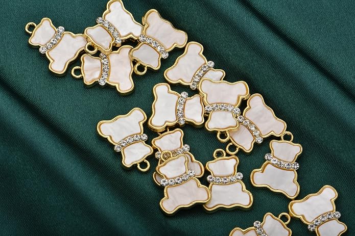 Pack of 20 Shell Charms Gold Plated Pendants Color Retention Pendants - Image 4