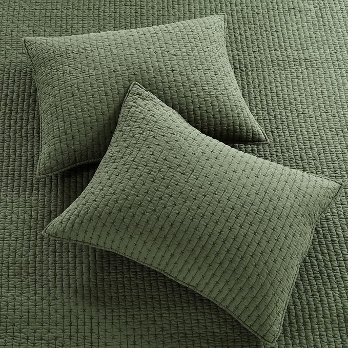Levtex Home Cross Stitch Reversible King/Cal King Quilt Set and 2 Pillow Shams - Image 7