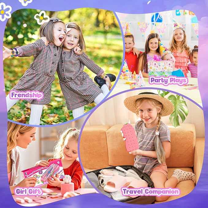 Bracelet Making Kit for Girls, Arts and Crafts for Kids Ages 8-12, Friendship - Image 8