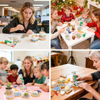 ZAIONE Coaster Crafts Kit for Adults: 6 Sets DIY Mosaic Tiles Coasters - Image 6