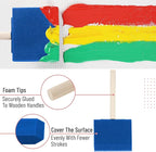 Bates 3-Inch Foam Paint Brushes, 24 Pack - Image 5