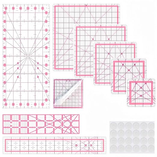 8 Quilting Rulers and Templates | Quilting Rulers, Quilting Templates, Quilting by BUZHIFF