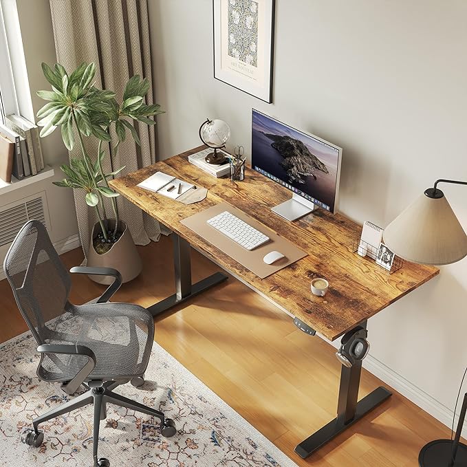 Agilestic Electric Standing Desk, 55 x 24 Inches Height Adjustable Desk - Image 2