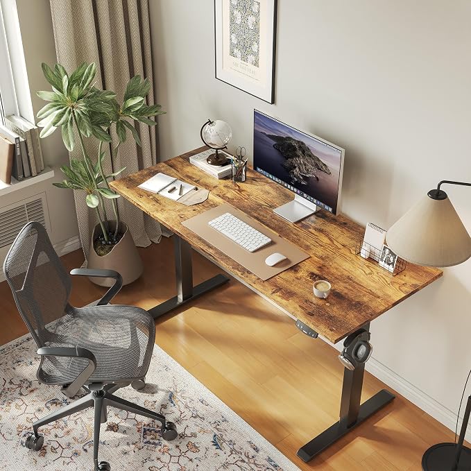 Agilestic Electric Standing Desk, 55 x 24 Inches Height Adjustable Desk - Image 2