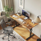 Agilestic Electric Standing Desk, 55 x 24 Inches Height Adjustable Desk - Image 2