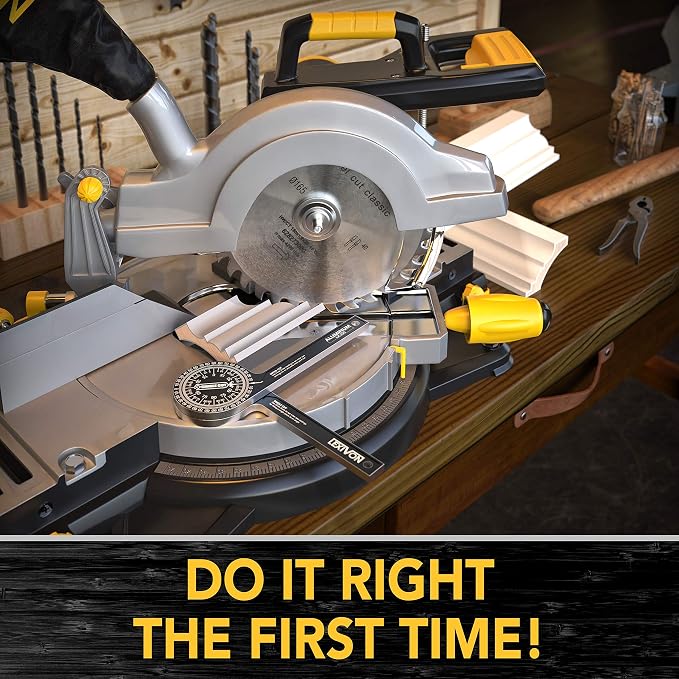 LEXIVON Aluminum Miter Saw Protractor | 7-Inch Rust Proof Angle Finder - Image 4