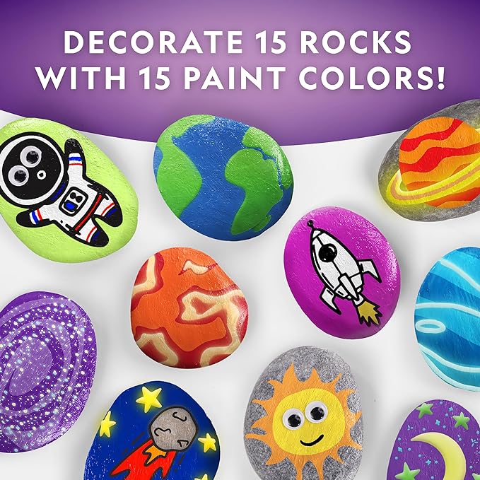 NATIONAL GEOGRAPHIC Glow in the Dark Rock Painting Kit - Image 3
